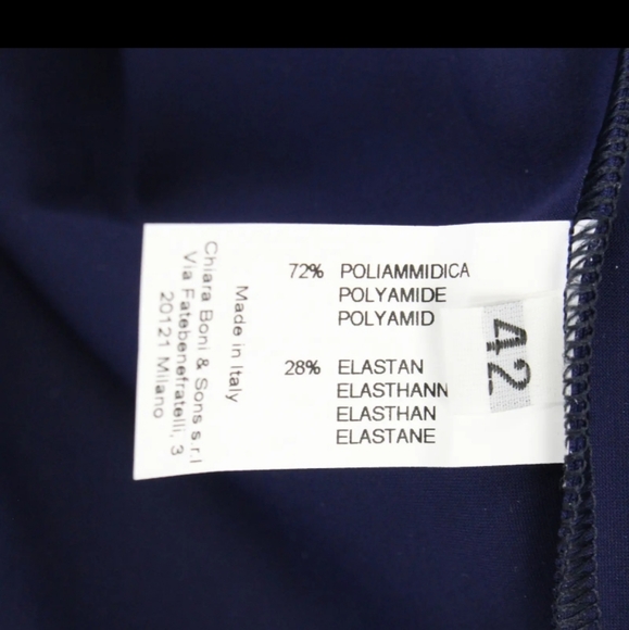 Chiara Boni La Petite Robe Delfina Pull-On Pencil Skirt in red- Size 6 - Picture 9 of 10